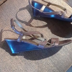 ecco womens wedges